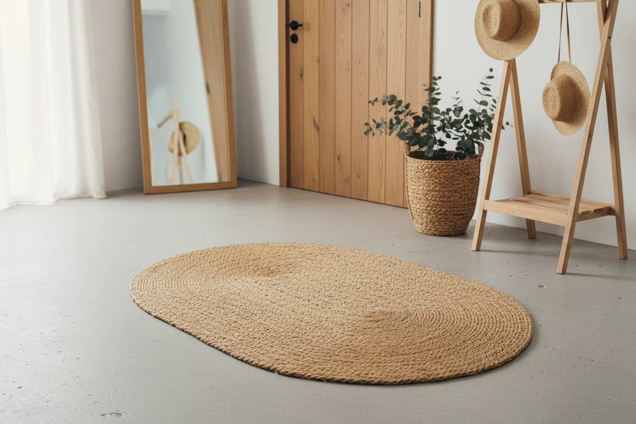 Rugs and baskets