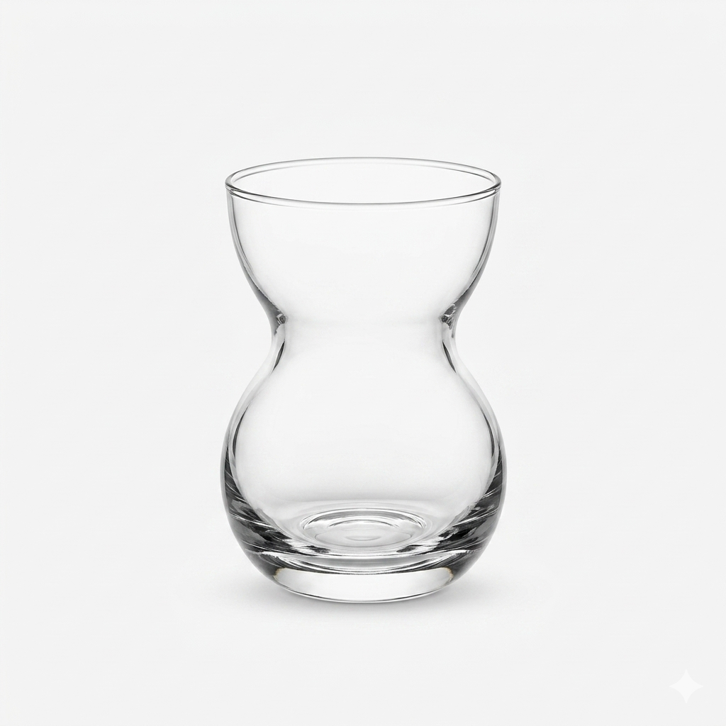 Clear Glass Tea Cup 150ml - Set of 6