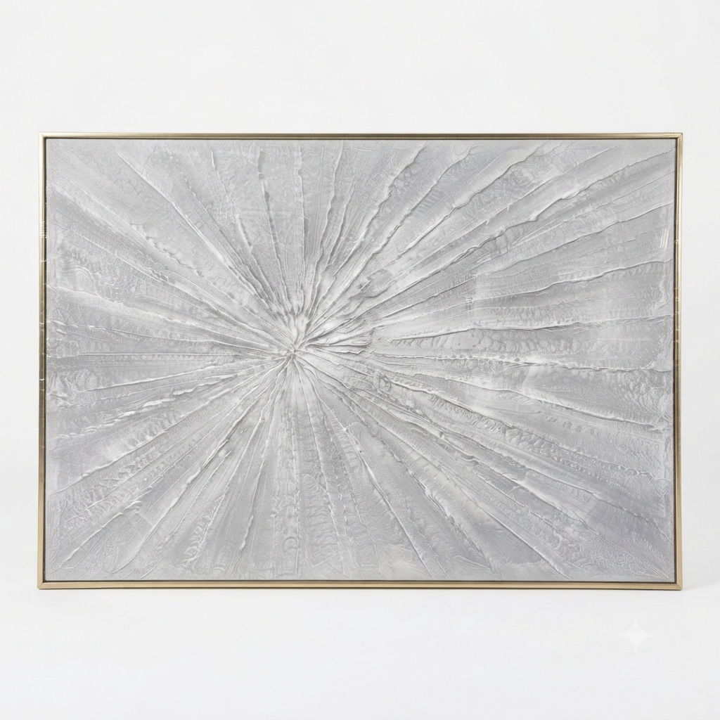 In0077 Starburst Textured Wall Art
