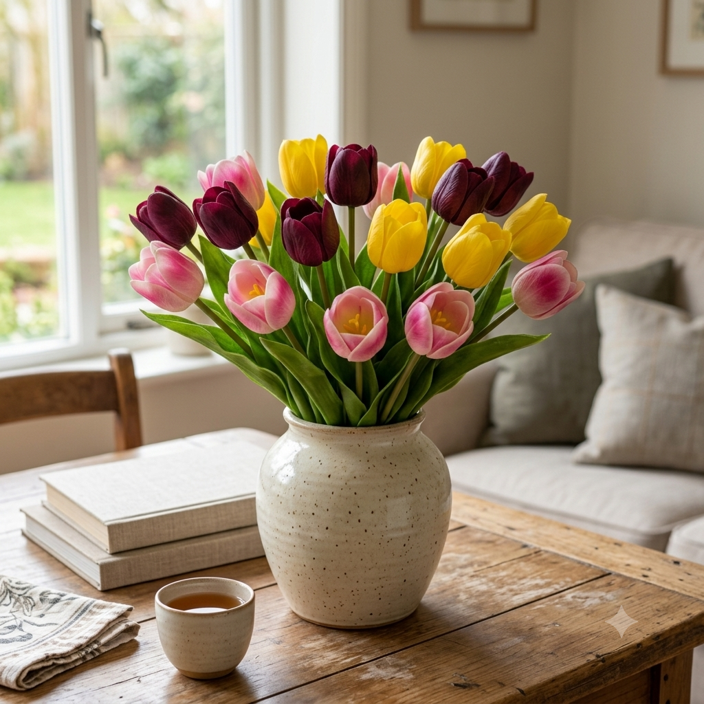 Artificial Tulip Bouquet