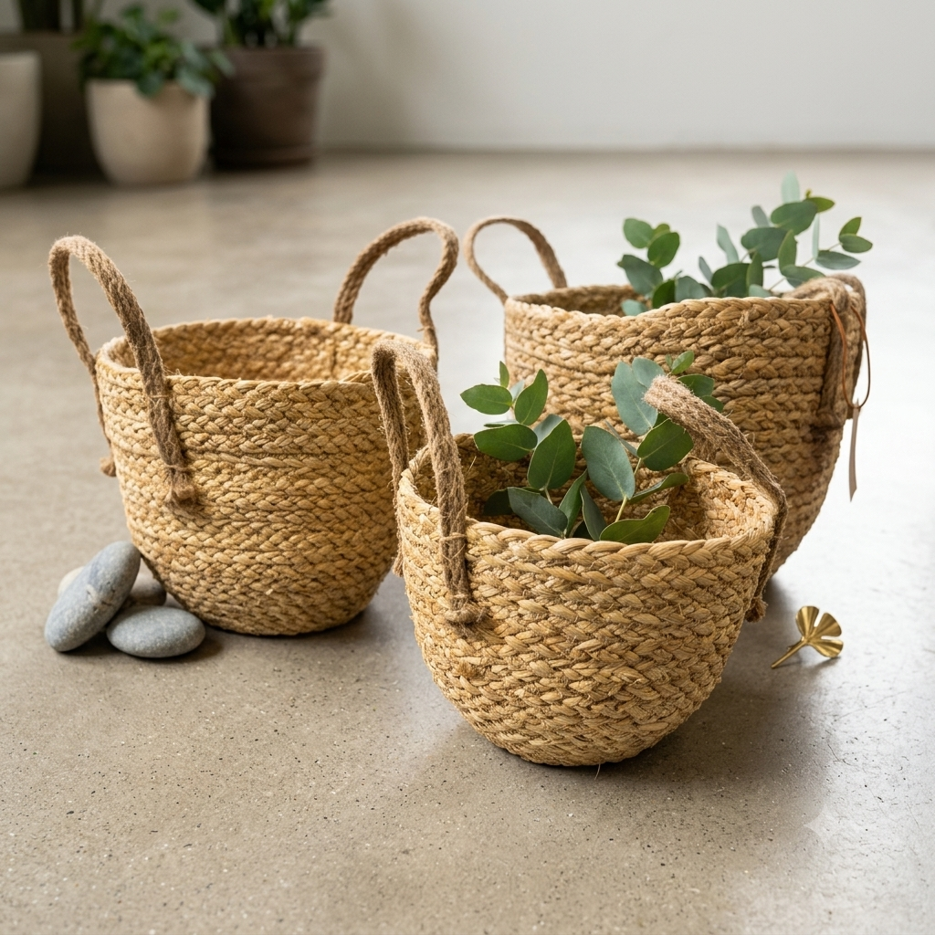Jute Basket Set of 3