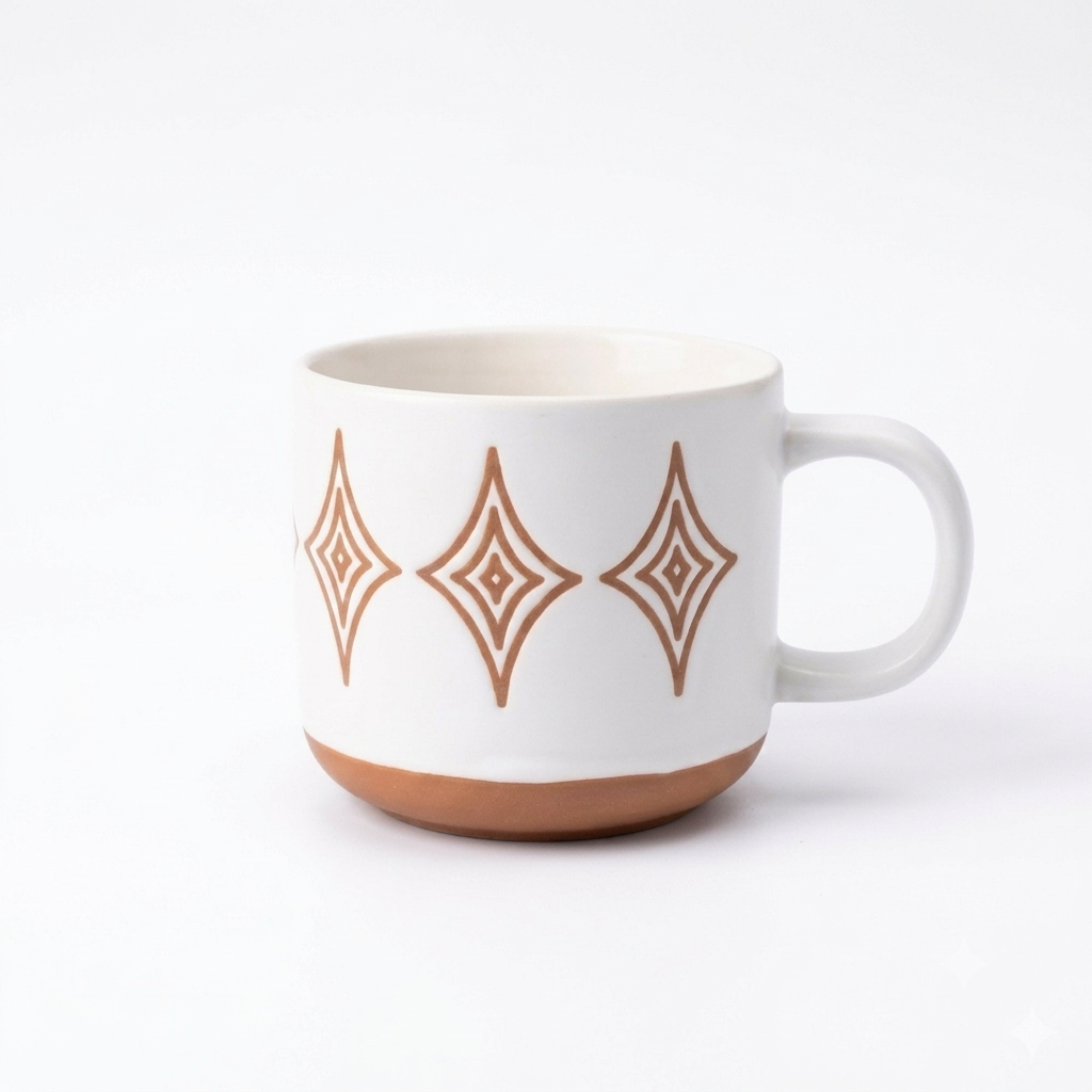 Geometric Ceramic Mug