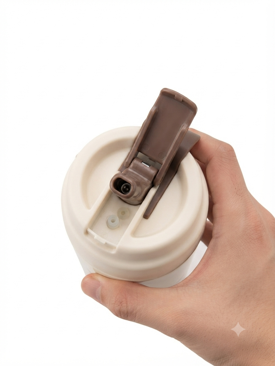 In0127 Floral Ceramic Insulated Mug 550ml