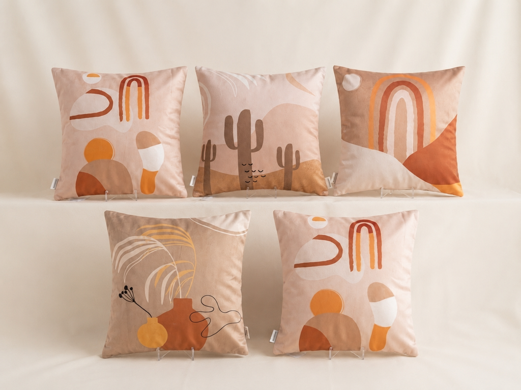 Boho Printed Cushion Cover 45x45