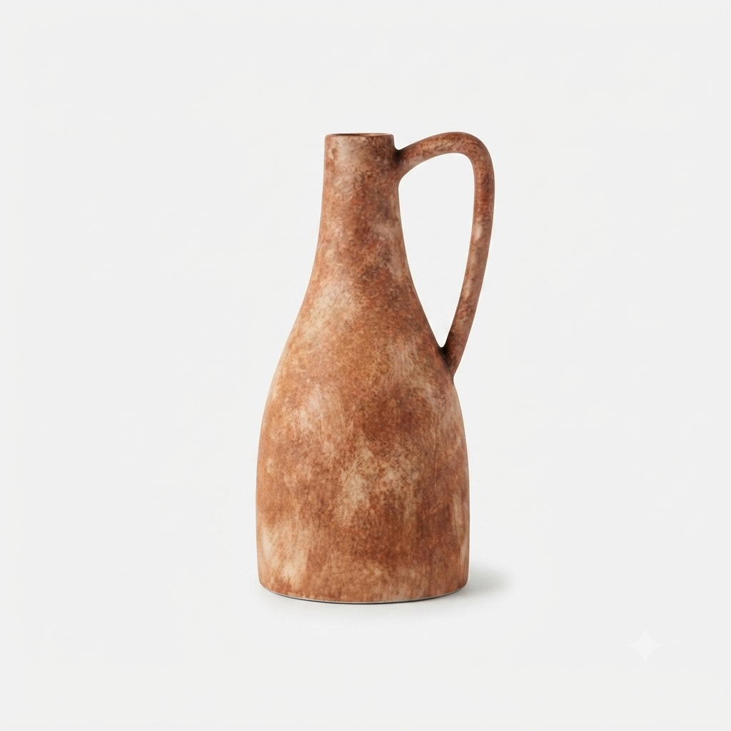 Rustic Ceramic Pitcher Vase