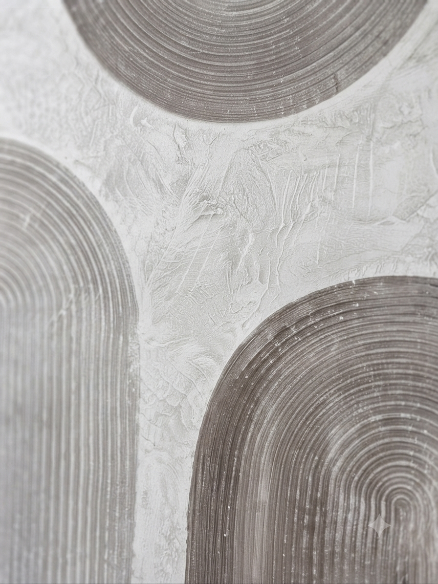 In0077 Abstract Arch Textured Wall Art