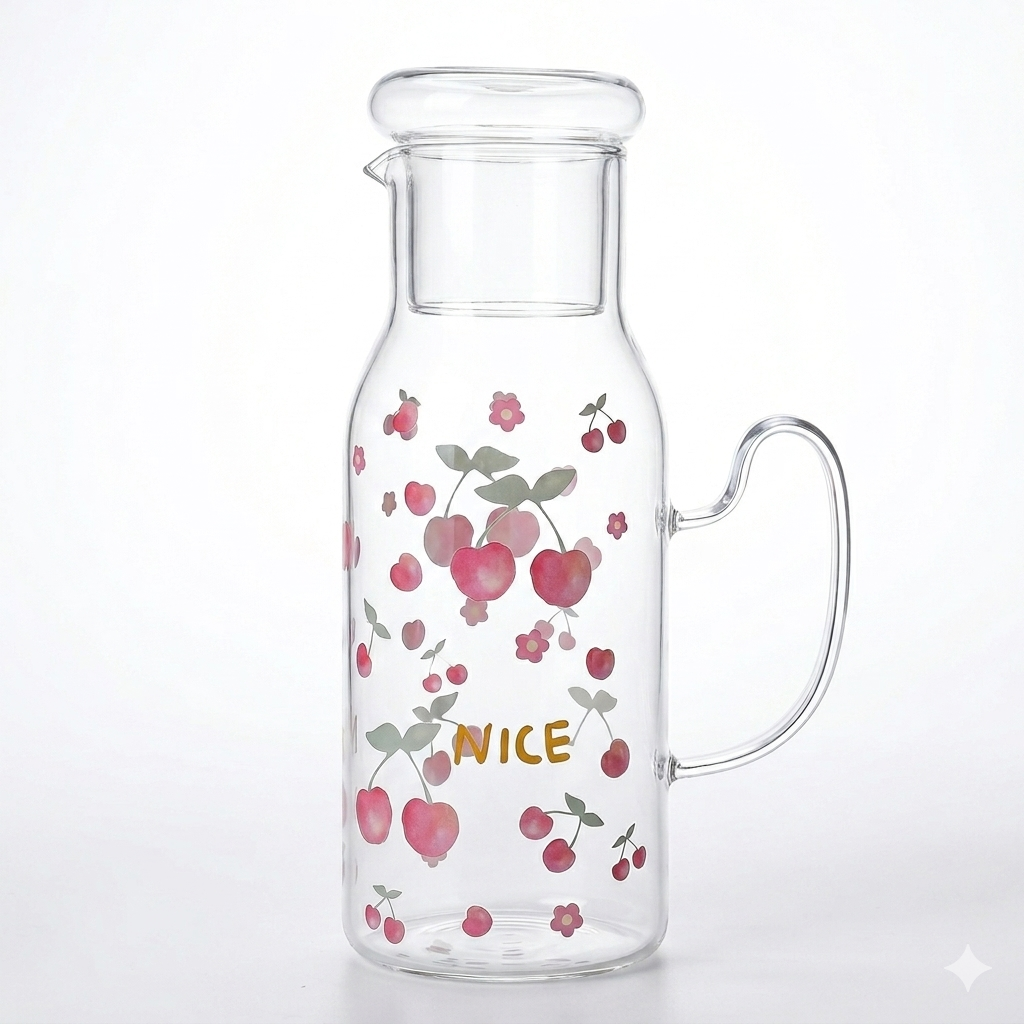 Nice Glass Water Bottle 800ml
