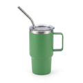 Mini Tumbler Mug with Straw 100ml