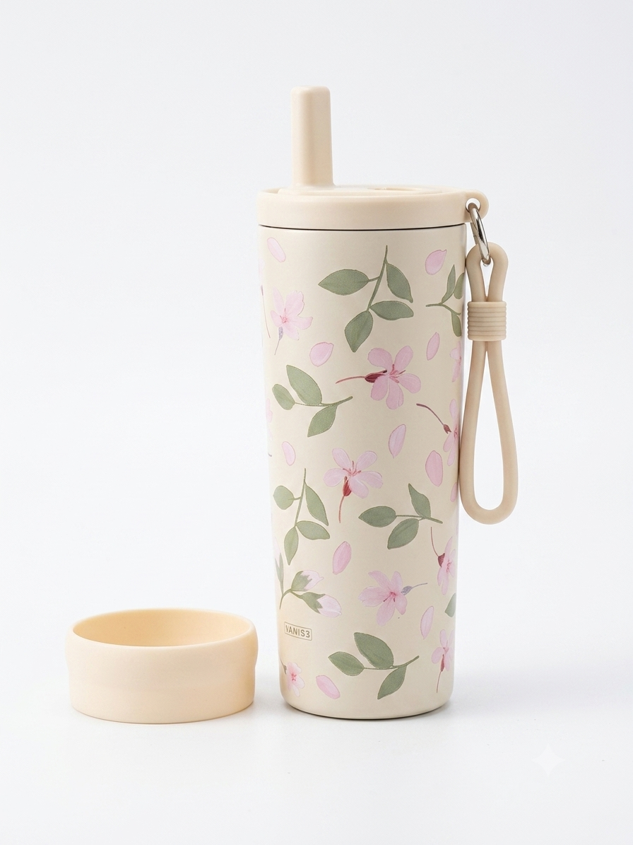 Floral Vacuum Cup 550ml