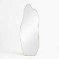 Organic Flame Floor Mirror with Iron Stand 160x60cm