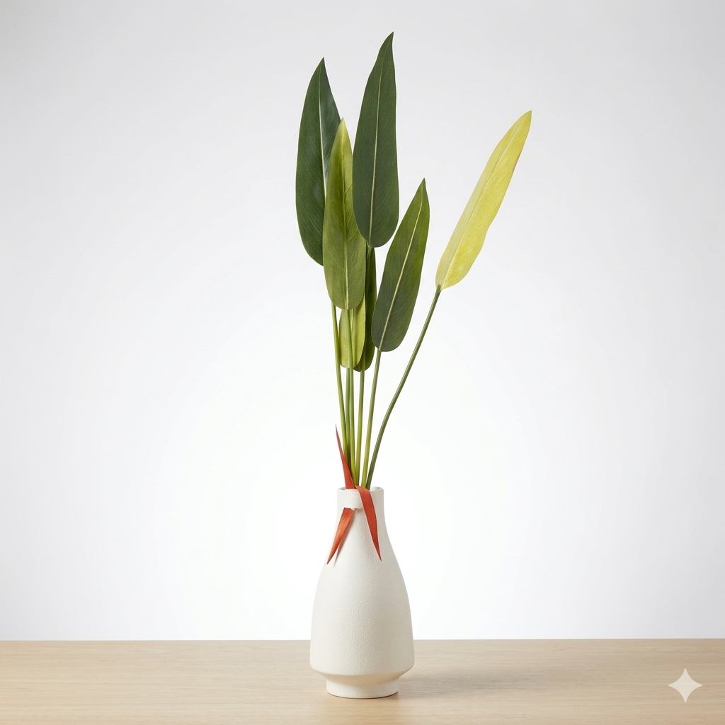 Artificial Tropical Leaf Stem Bouquet 90cm