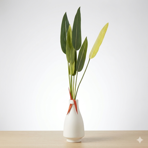 Artificial Tropical Leaf Stem Bouquet 90cm