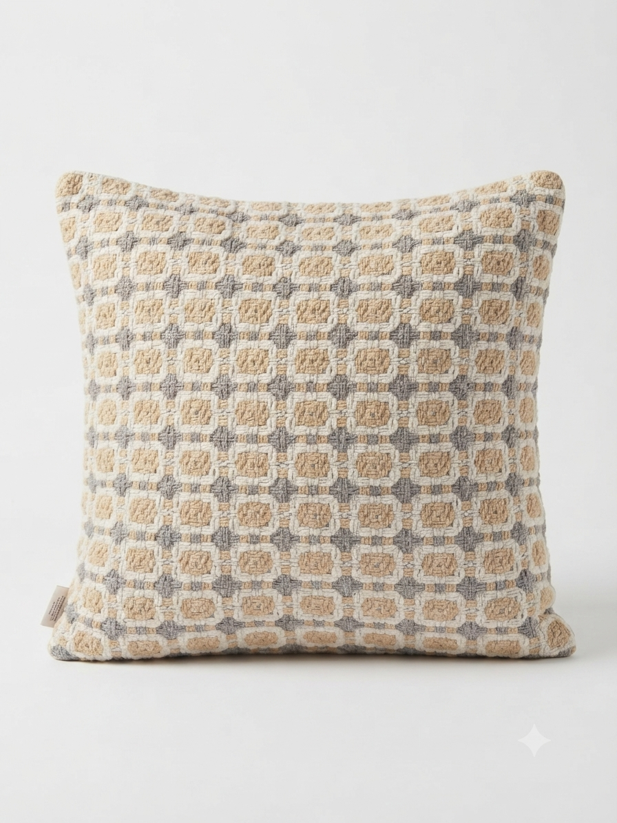 Boho Woven Cushion Cover 45x45cm