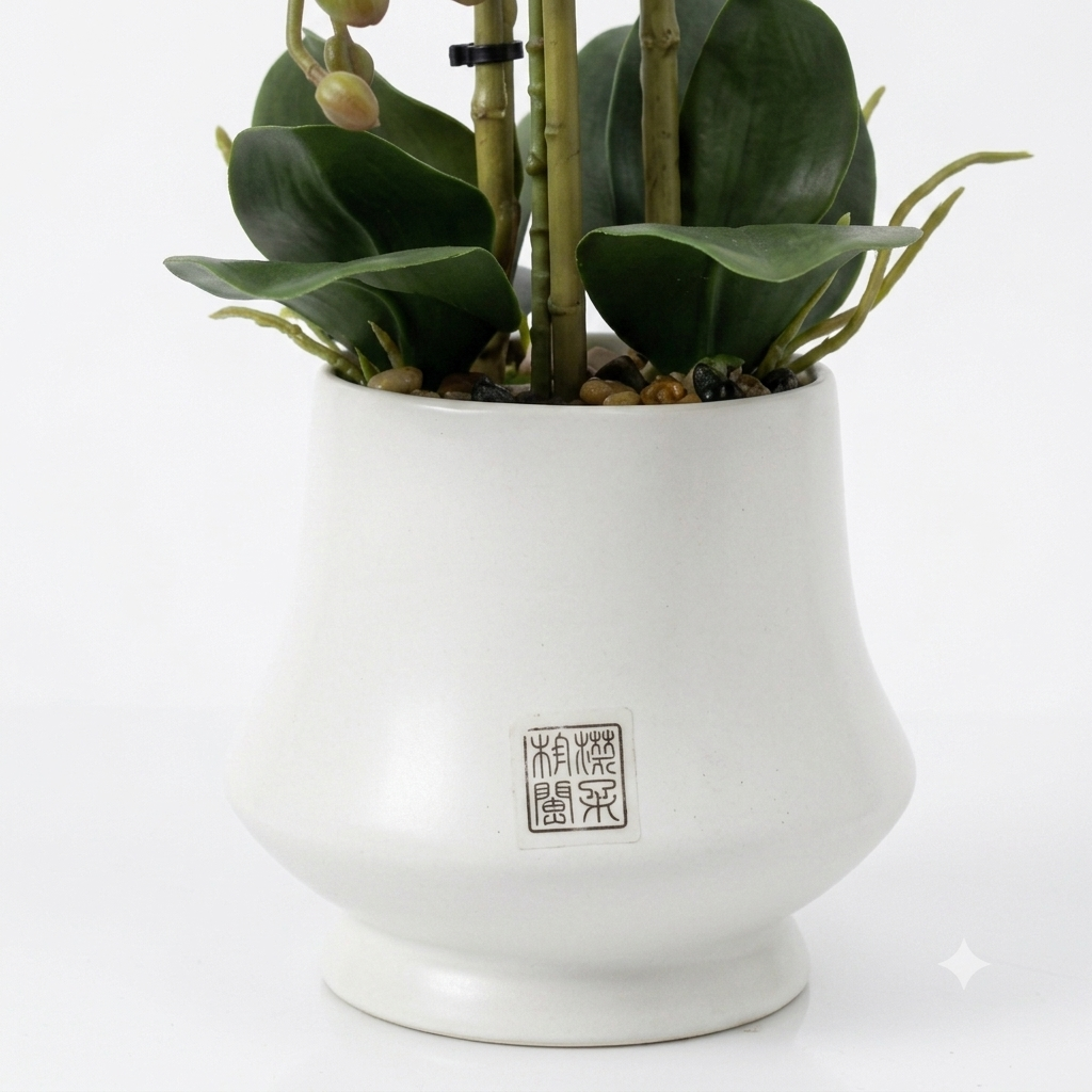 White Phalaenopsis Orchid Arrangement