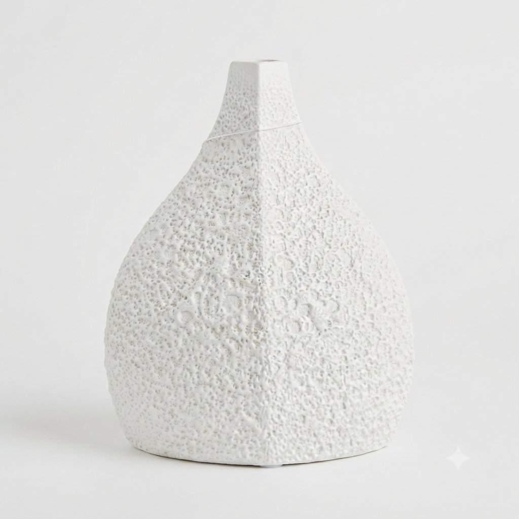 Textured Ceramic Vase Set