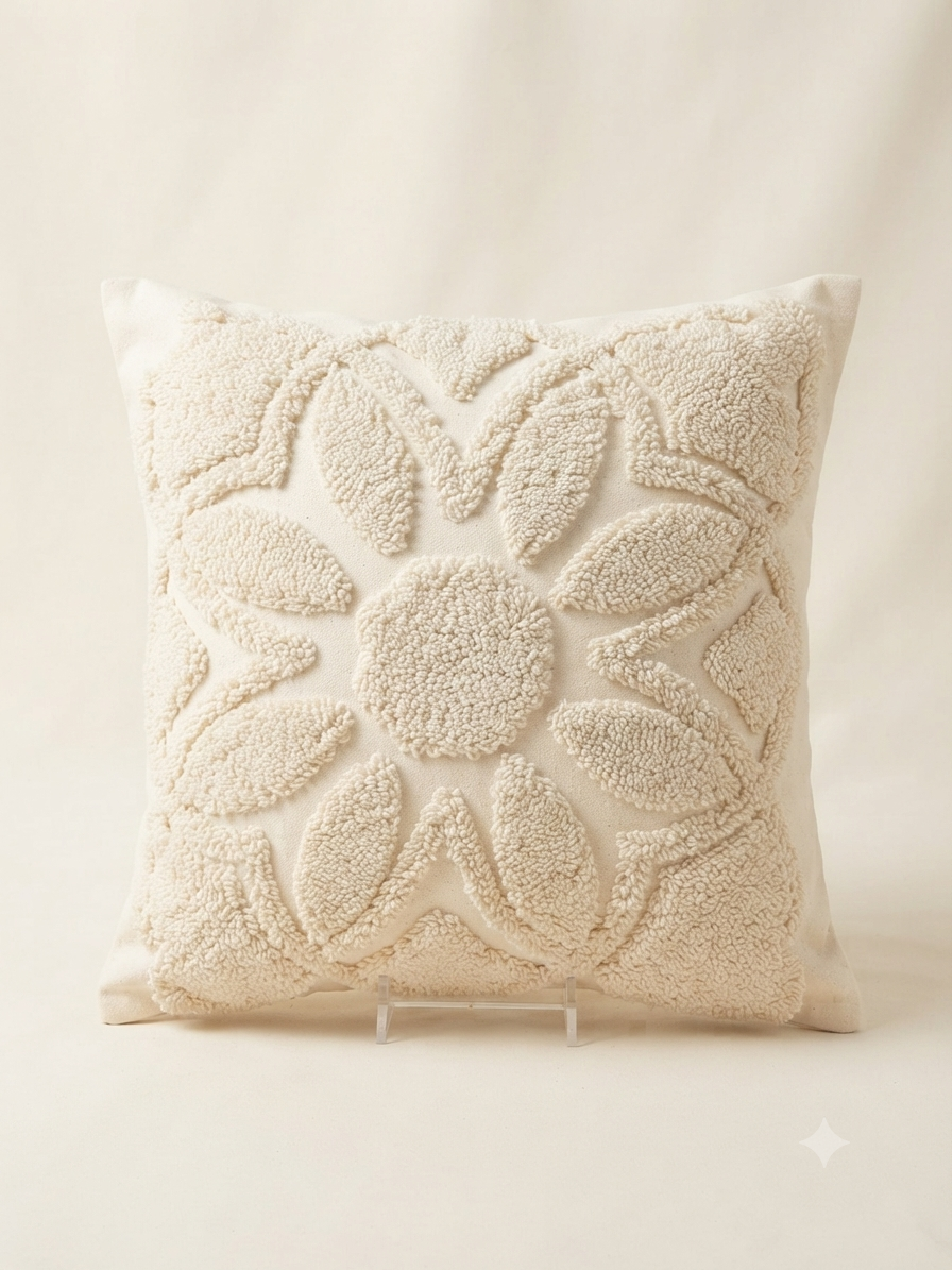 Boho Tufted Cushion Cover 45x45cm