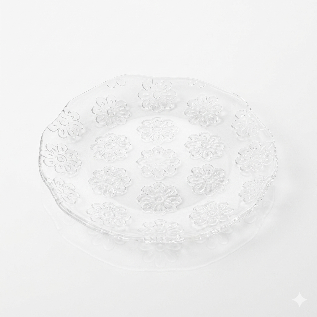 Glass Plate 15cm - Set of 6