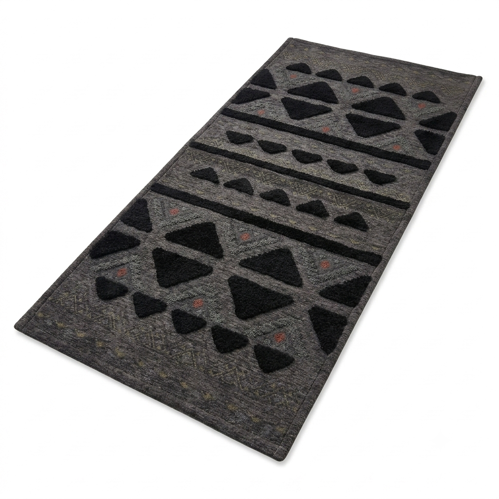 Boho Geometric Tufted Runner Rug