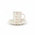 Daisy Coffee Cup Set - 6 Pieces