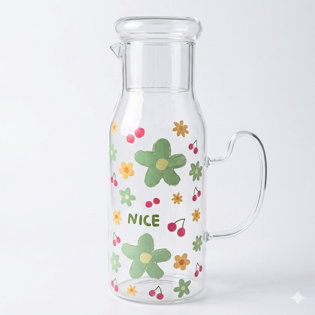 Nice Glass Water Bottle 800ml