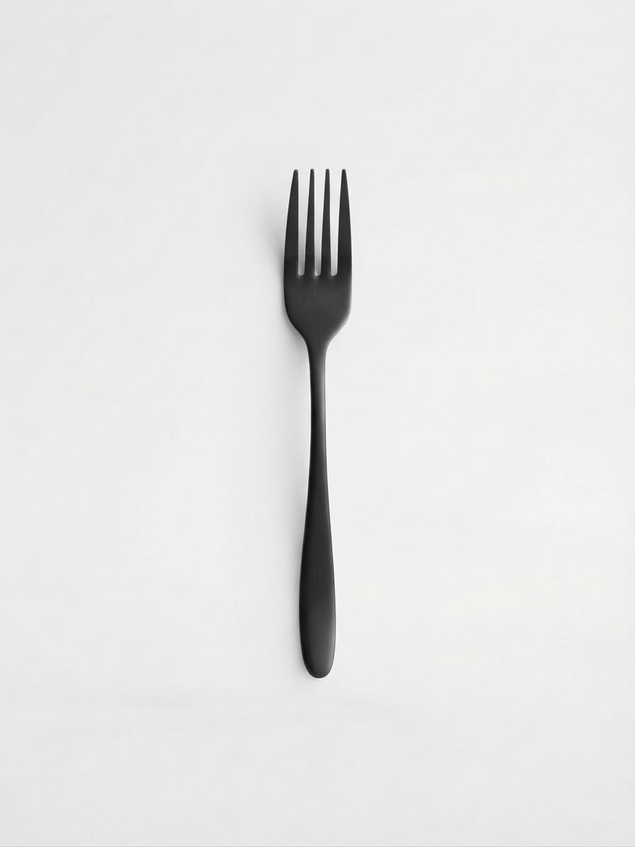 7821 Matte Black Cutlery