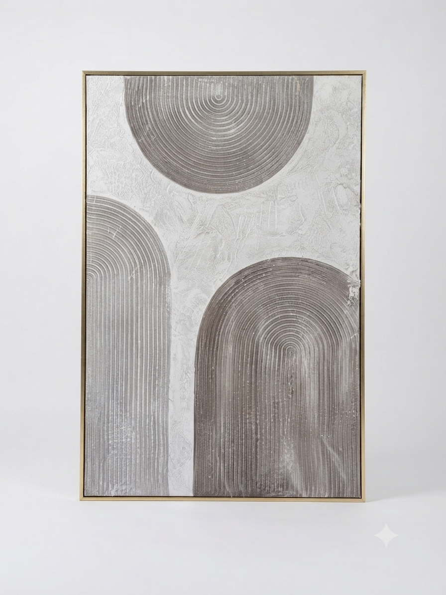 In0077 Abstract Arch Textured Wall Art