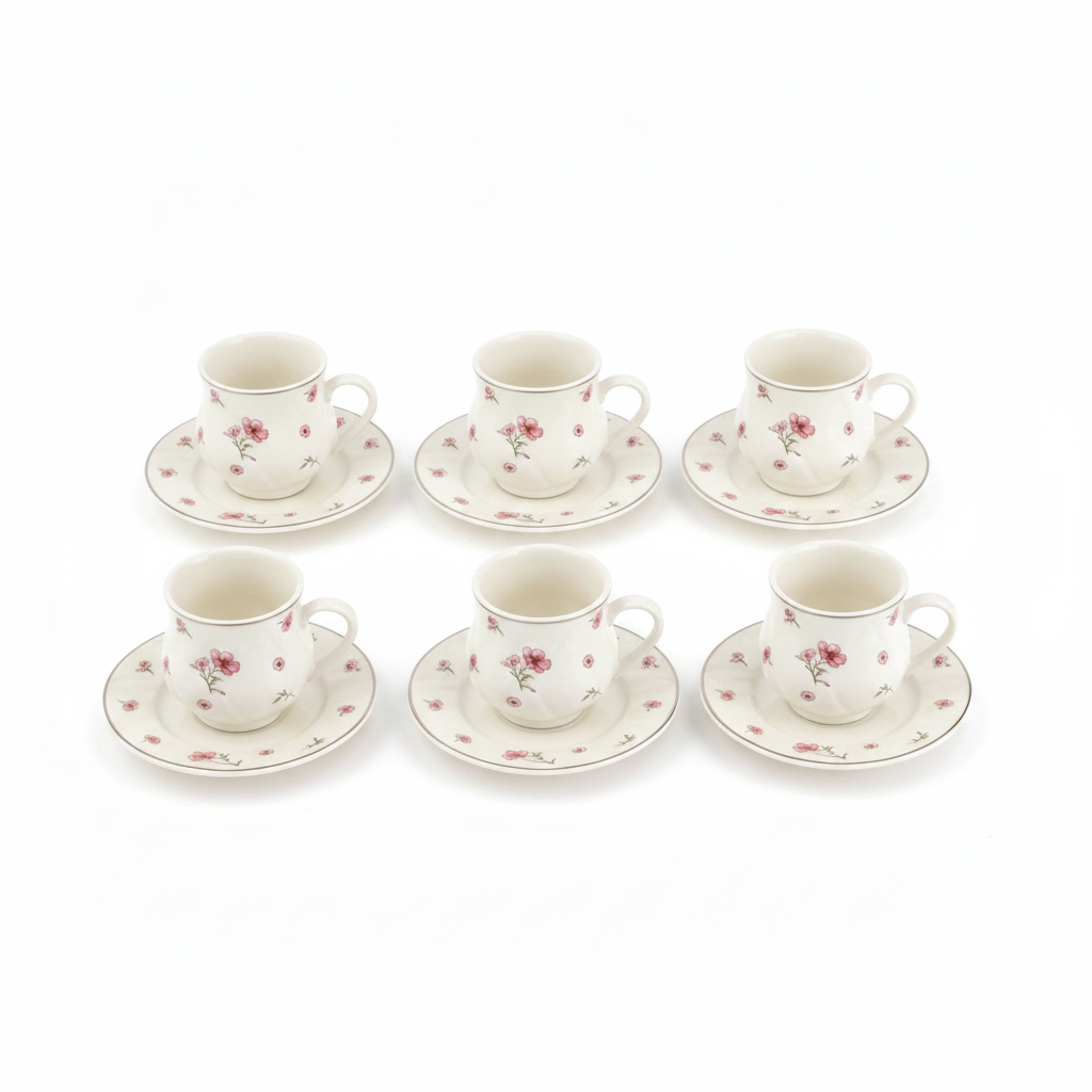6 Pink Cups