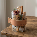 Botanical Decor Glass Jar