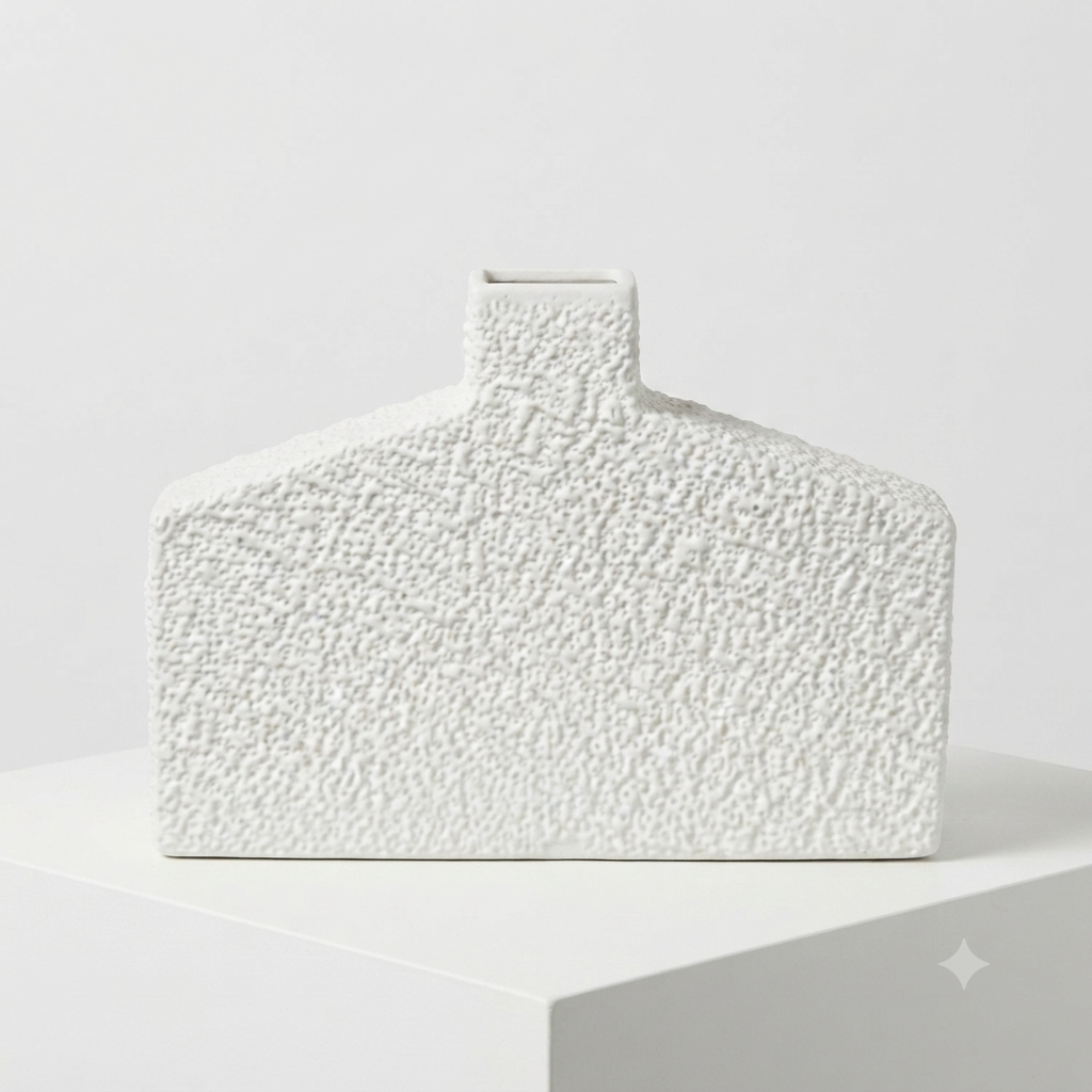 Textured Ceramic Vase Set
