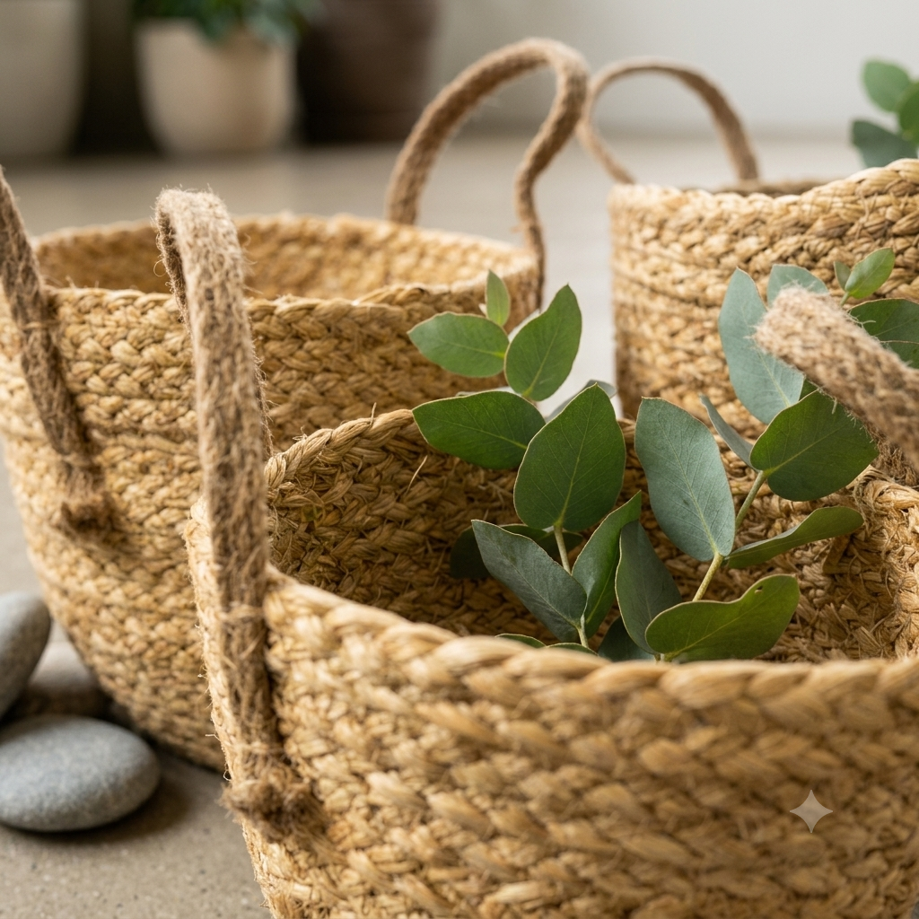 Jute Basket Set of 3