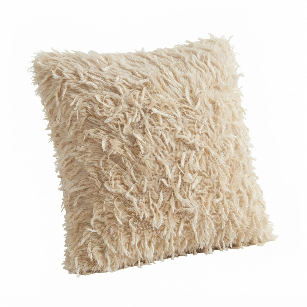 Fluffy Shaggy Cushion Cover 47x47cm