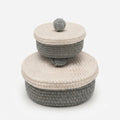 Cotton Rope Basket Set of 2