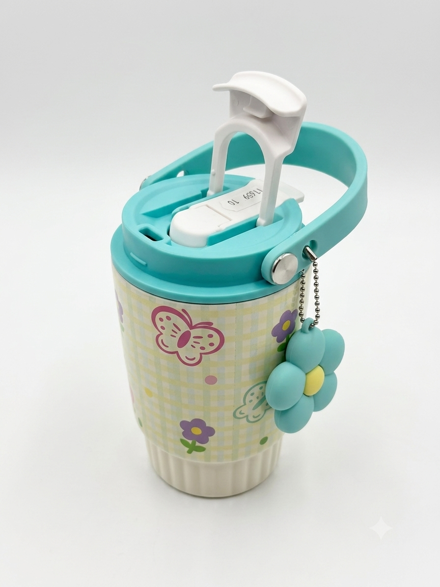 Floral Vacuum Cup