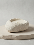 Stone Texture rose Candle
