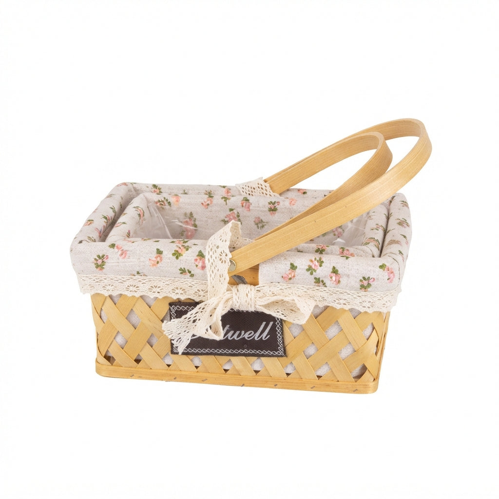 Floral Picnic & Planter Basket Set