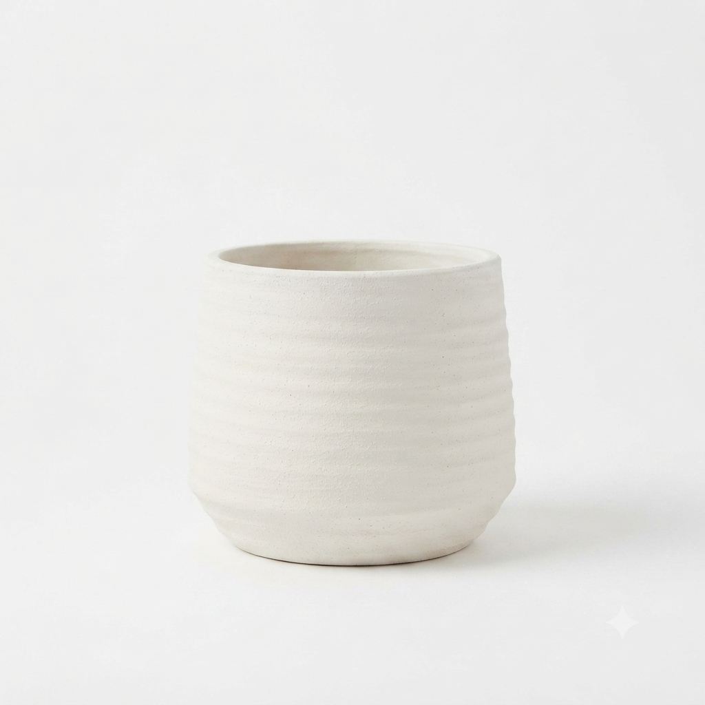 In0158 Rustic Textured Ceramic Planter