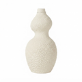 Textured Gourd Ceramic Vase