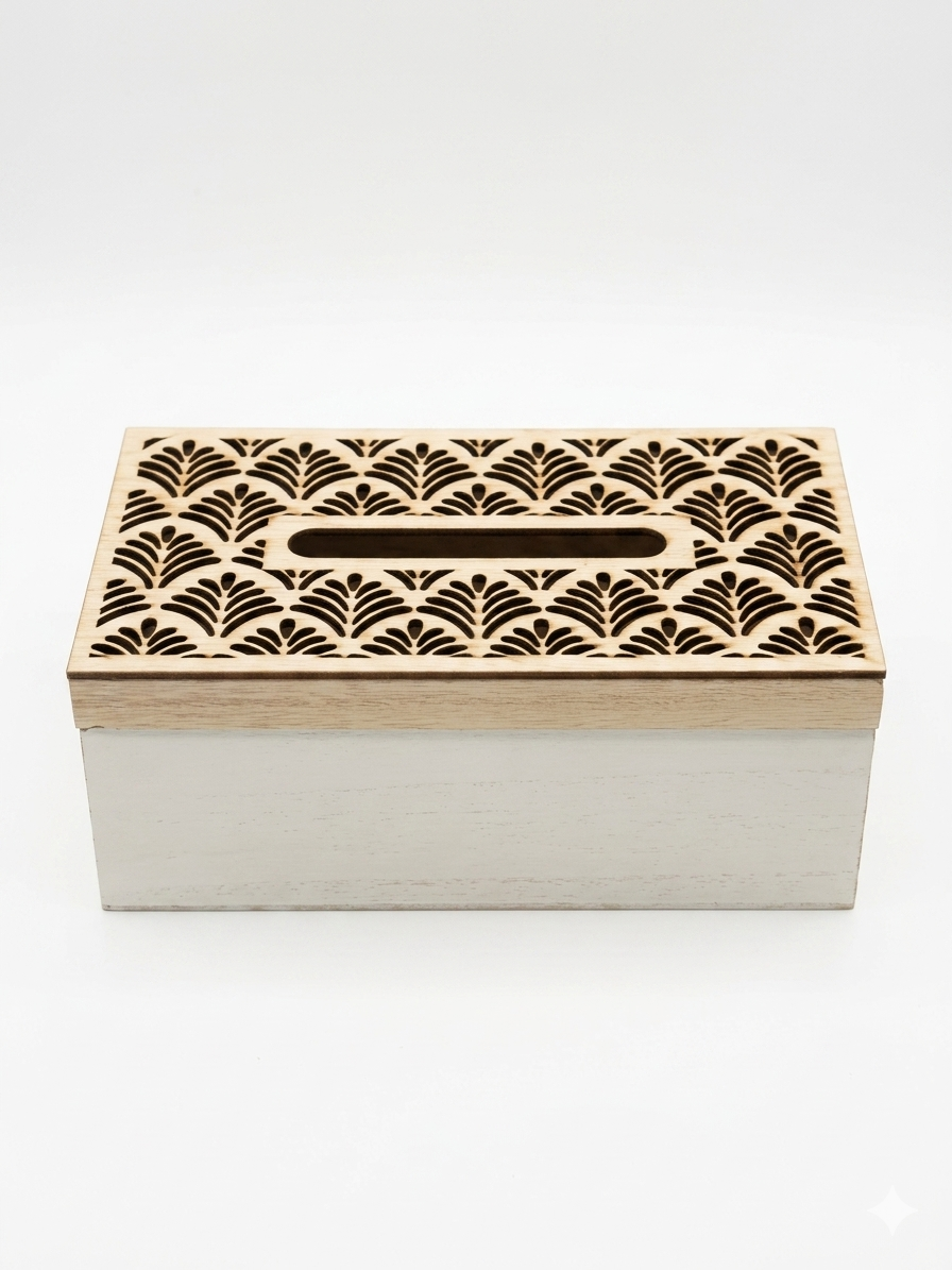 Wooden Tissue Box