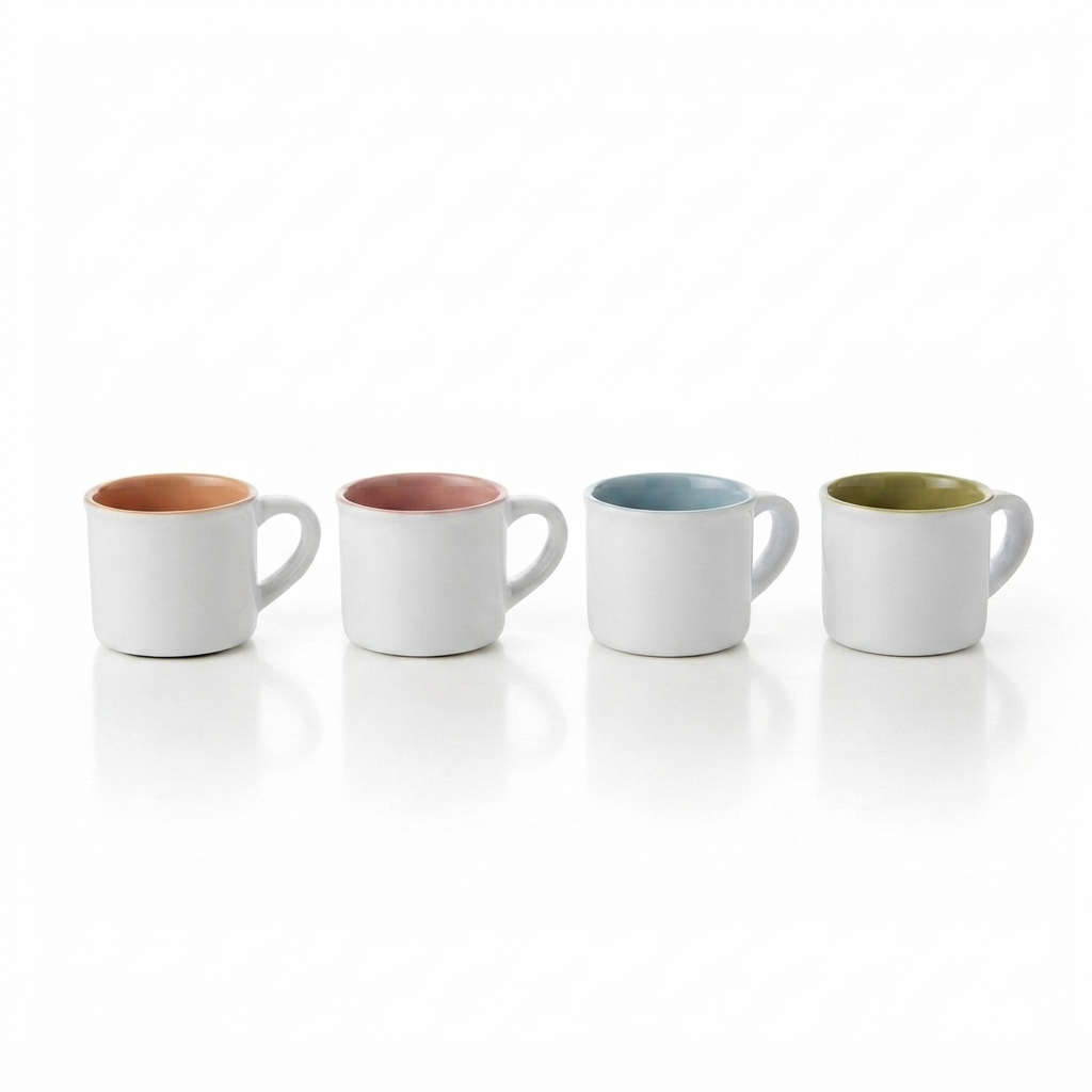 Pastel Ceramic Espresso Mug 80ml