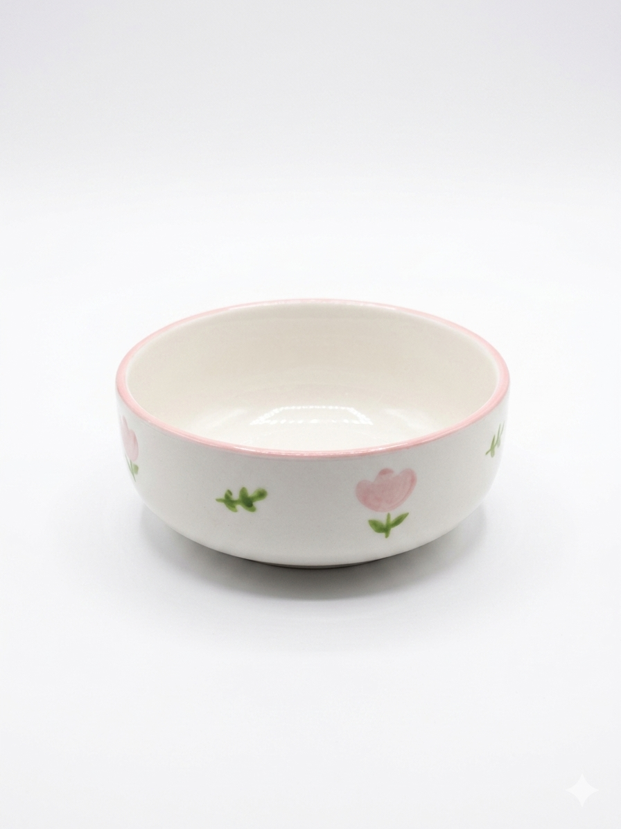 Floral Ceramic Bowl 10cm