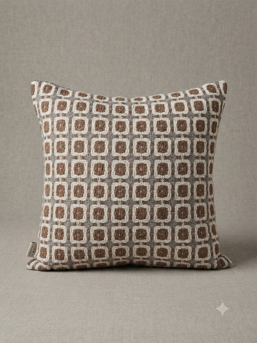Boho Woven Cushion Cover 45x45cm