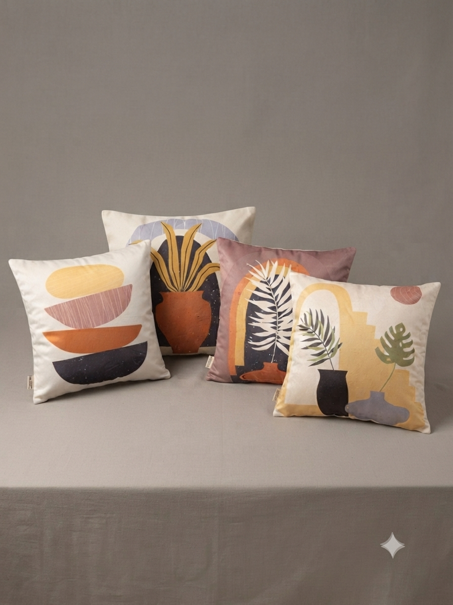Boho Printed Cushion Cover 45x45cm