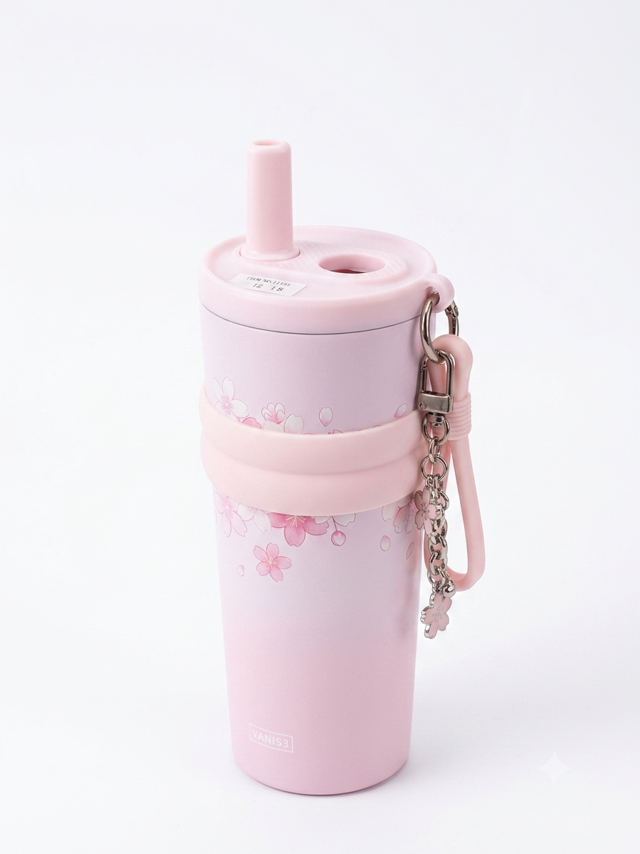 Floral Vacuum Cup 550ml
