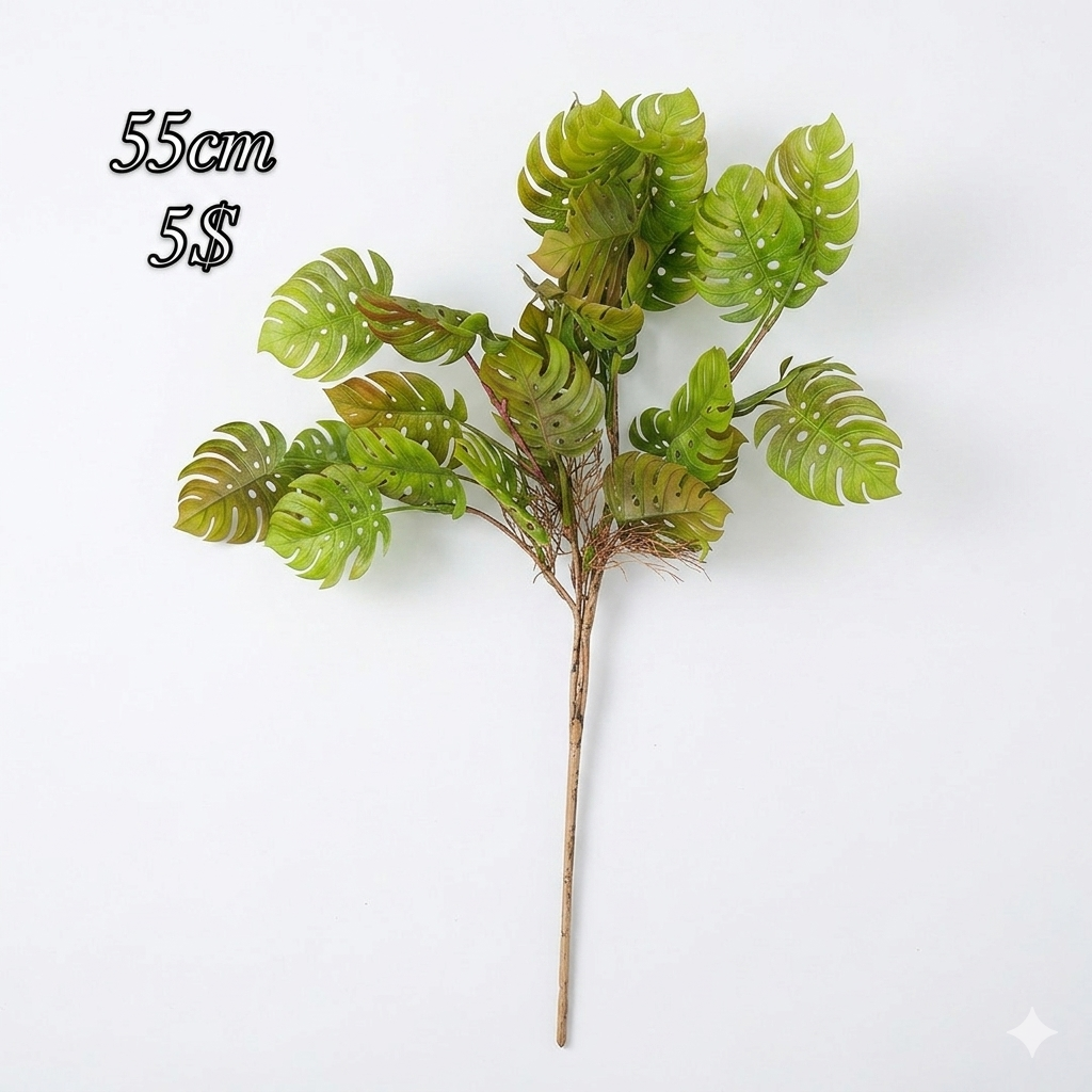 Artificial Monstera Bouquet – 55cm