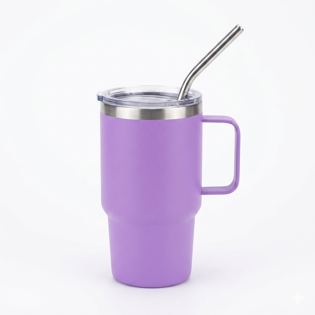 Mini Tumbler Mug with Straw 100ml