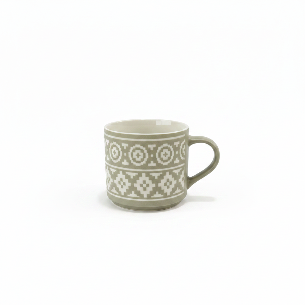 Geometric Ceramic Mug 400ml