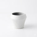 Ribbed Bowl Ceramic Plant Pot