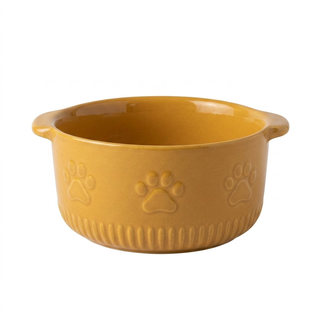 Paw Print Ceramic Bowl