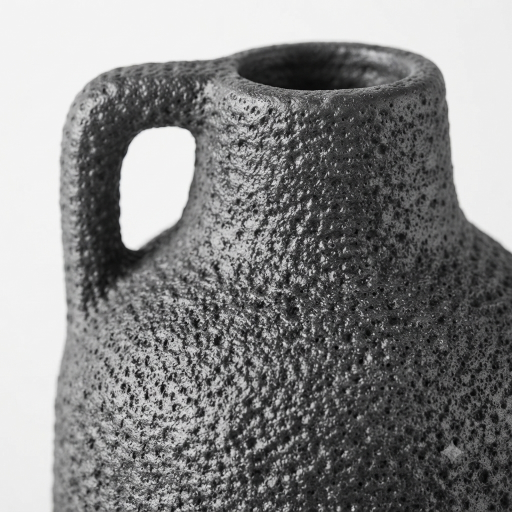 Volcanic Texture Ceramic Pitcher Vase