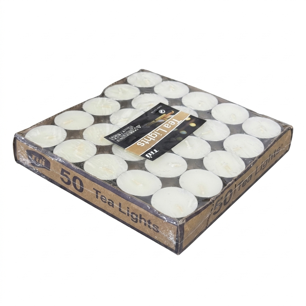 Tea Light Candles — Box of 50